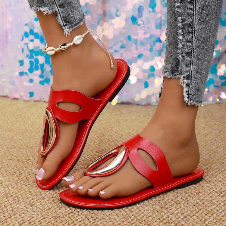 Ühe rihmaga rooma stiilis sandaal kummijalaga, ülemine materjal — super kiud, sisetald kunstnahk