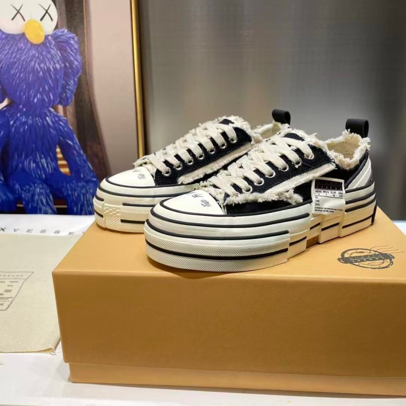 Belando platnene tenisice – Unisex, debeli podizni potplat, gornji dio od platna, TPU potplat, vezanje, svakodnevne casual tenisice