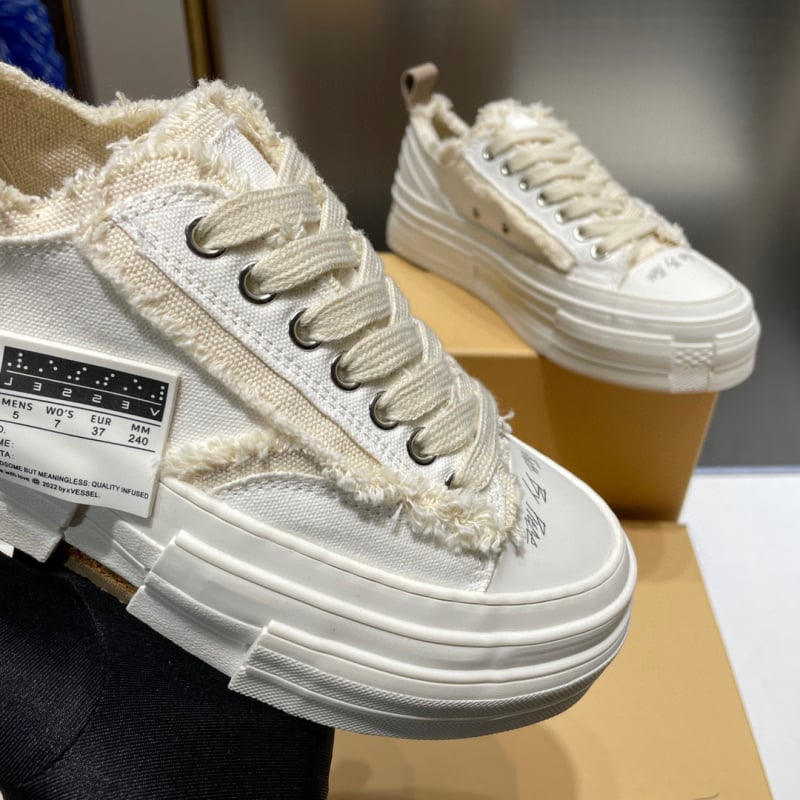 Kanvasjalanõud, unisex, madal ülaosa, kõrguse suurendamine, plastikust tald