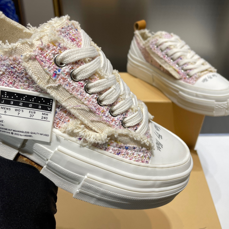 Kanvasjalanõud, unisex, madal ülaosa, kõrguse suurendamine, plastikust tald