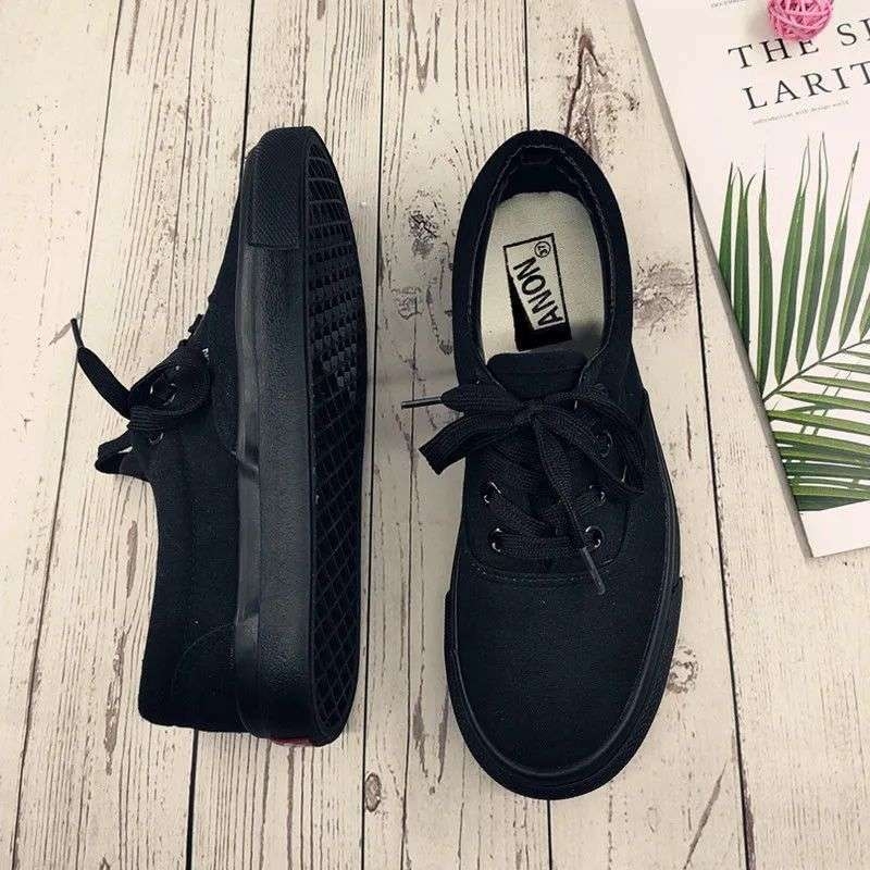 Unisex lõuendjalatsid täiskasvanutele, hingavad, nööridega, igapäevaseks stiiliks, kummist tald, vooderita