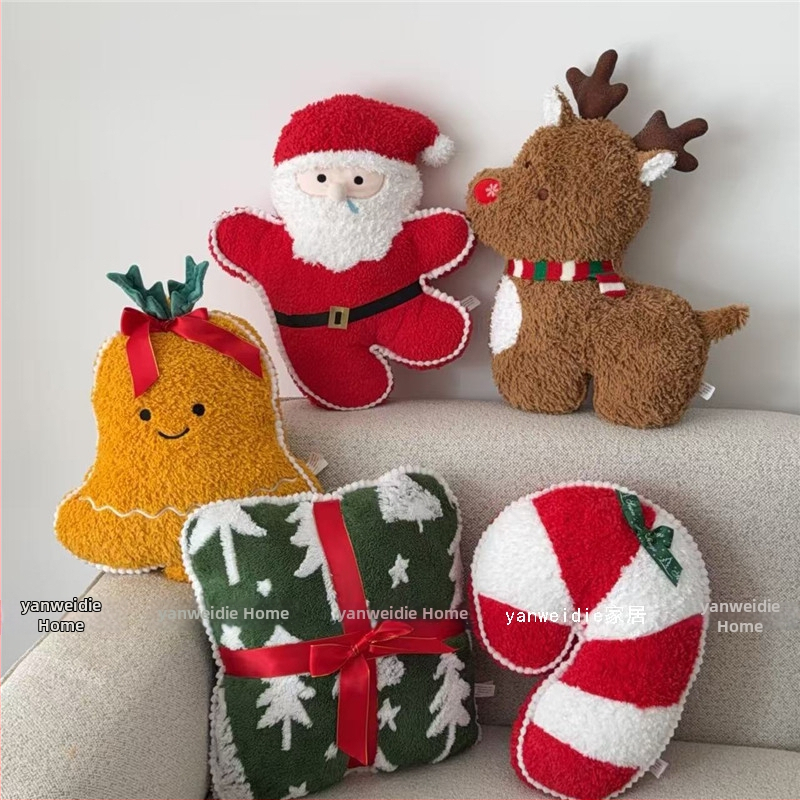 Μαξιλάρι με πυρήνα - βελούδινο κάλυμμα, γέμισμα PP βάμβακα, μοτίβο καρτούν, κέντημα και ράφη, προσαρμοσμένη επεξεργασία, μοντέλο BJX