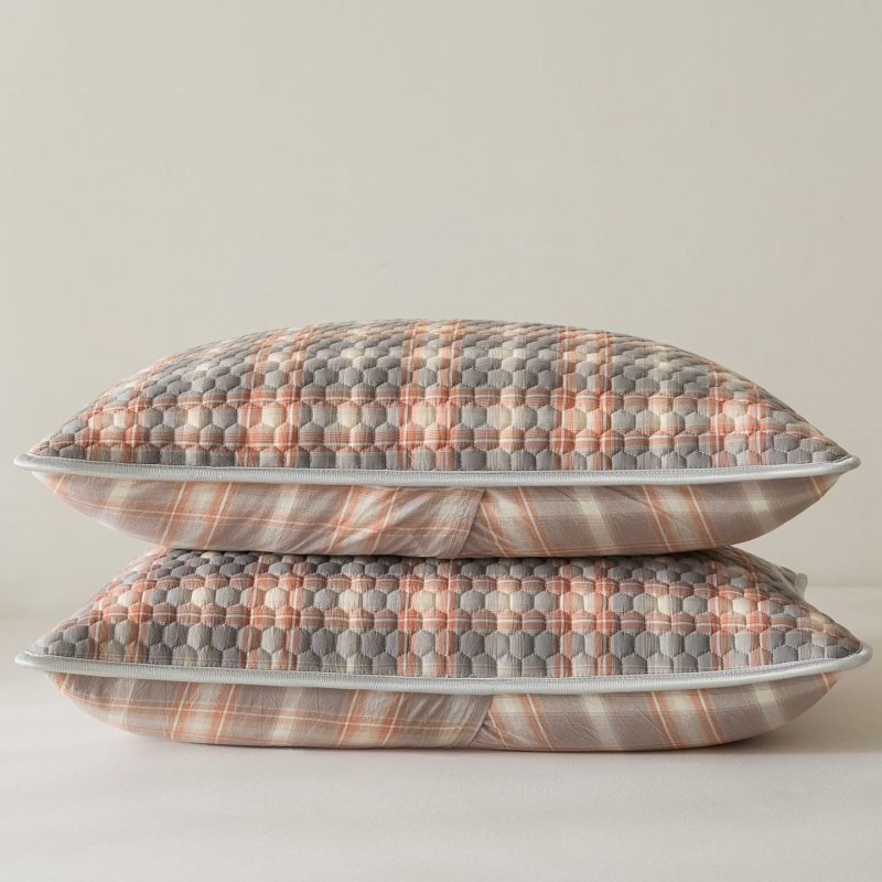 Padjapüür puuvillast lõngadega värvitud, kootud, reaktiivne värvimine, kaasaegne minimalistlik stiil, üks tükk