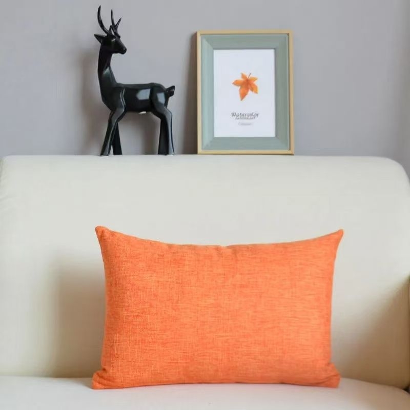 Ristkülikukujuline padja kate PP puuvillase täidisega, ühtlane värv, lihtne ja kaasaegne stiil