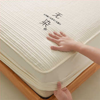 Σεντόνι με λάστιχο, μονόχρωμο σχέδιο, χημικές ίνες, αντιδραστική εκτύπωση και βαφή, δυνατότητα προσαρμογής