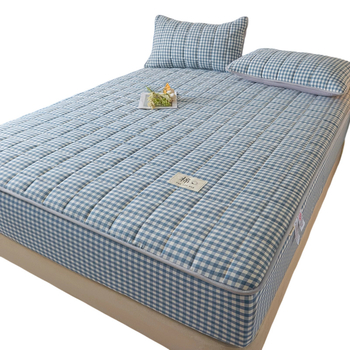 Σεντόνι με λάστιχο – quilted twill, πλυμένο βαμβάκι, πλήρωση 100% Xinjiang βαμβάκι, βάρος πλήρωσης 1000–1500 g, για όλες τις εποχές