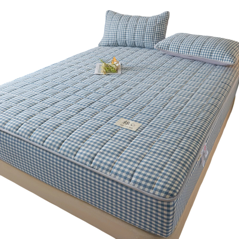 Σεντόνι με λάστιχο – quilted twill, πλυμένο βαμβάκι, πλήρωση 100% Xinjiang βαμβάκι, βάρος πλήρωσης 1000–1500 g, για όλες τις εποχές