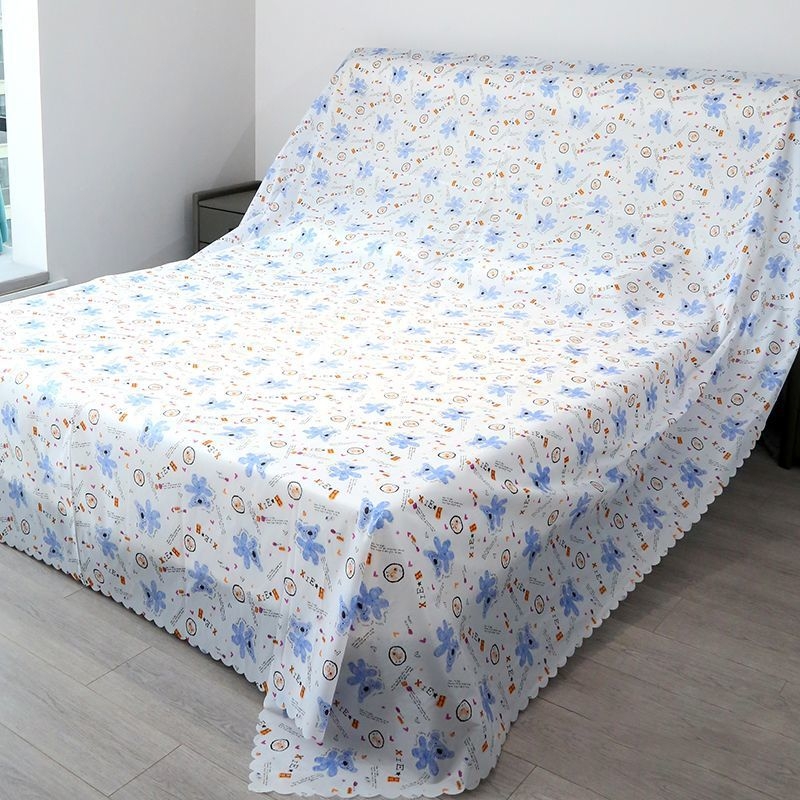 Универсален калъф за прах за легло и диван, вълнен материал, идиличен стил, дневна