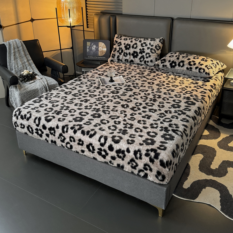 Navlaka za madrac s gumicom, kristalni velur, twill tkanina, reaktivno bojenje, moderan stil