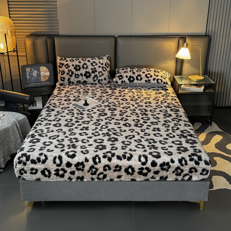 Navlaka za madrac s gumicom, kristalni velur, twill tkanina, reaktivno bojenje, moderan stil