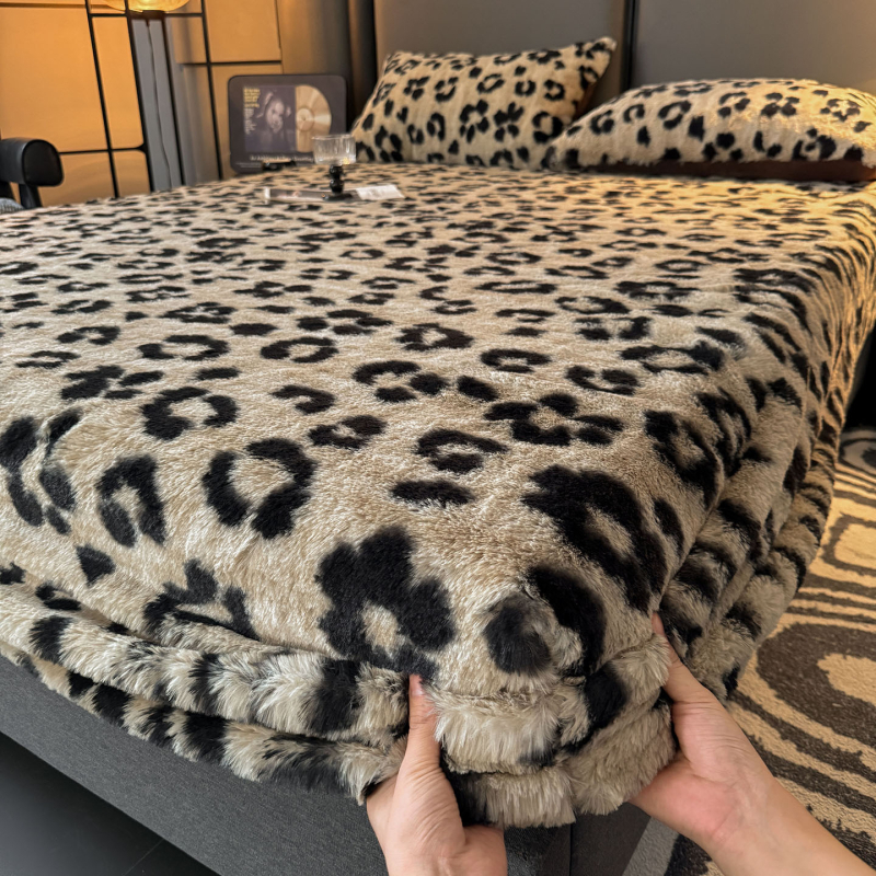 Navlaka za madrac s gumicom, kristalni velur, twill tkanina, reaktivno bojenje, moderan stil