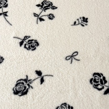 Navlaka za madrac s elastičnim rubom od pliša zeca – jednobojna boja, kviliranje, reaktivni tisak i bojanje