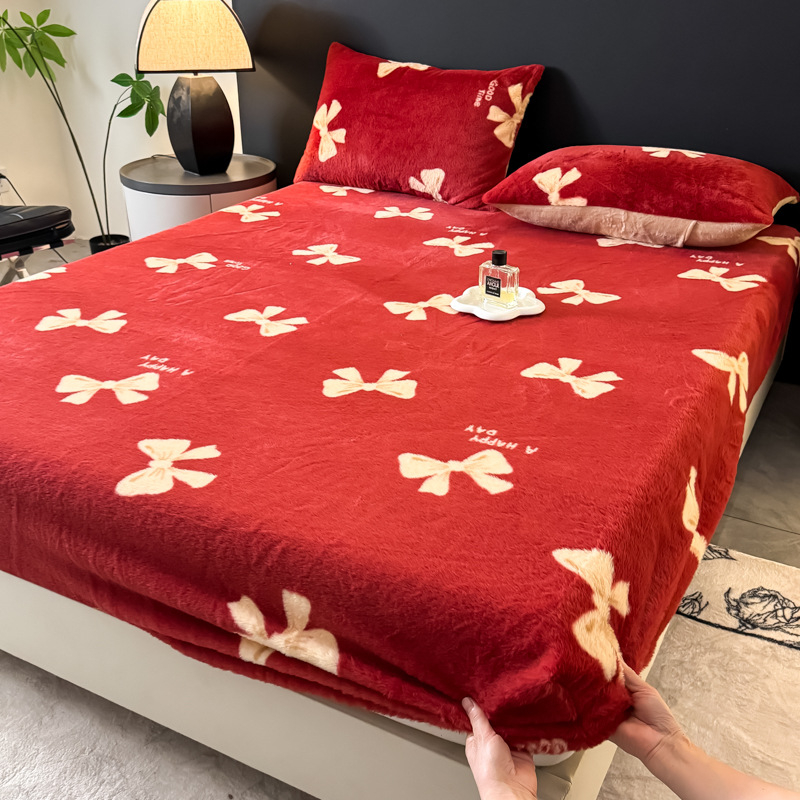 Navlaka za madrac s elastičnim rubom od pliša zeca – jednobojna boja, kviliranje, reaktivni tisak i bojanje