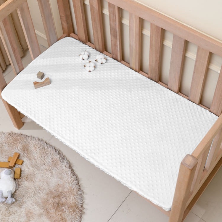 BeBi prilagođeni plahte za krevetić od poliesterskog vlakna s pliš velurom, moderan minimalistički dizajn, prilagođena obrada, težina ispod 300 g