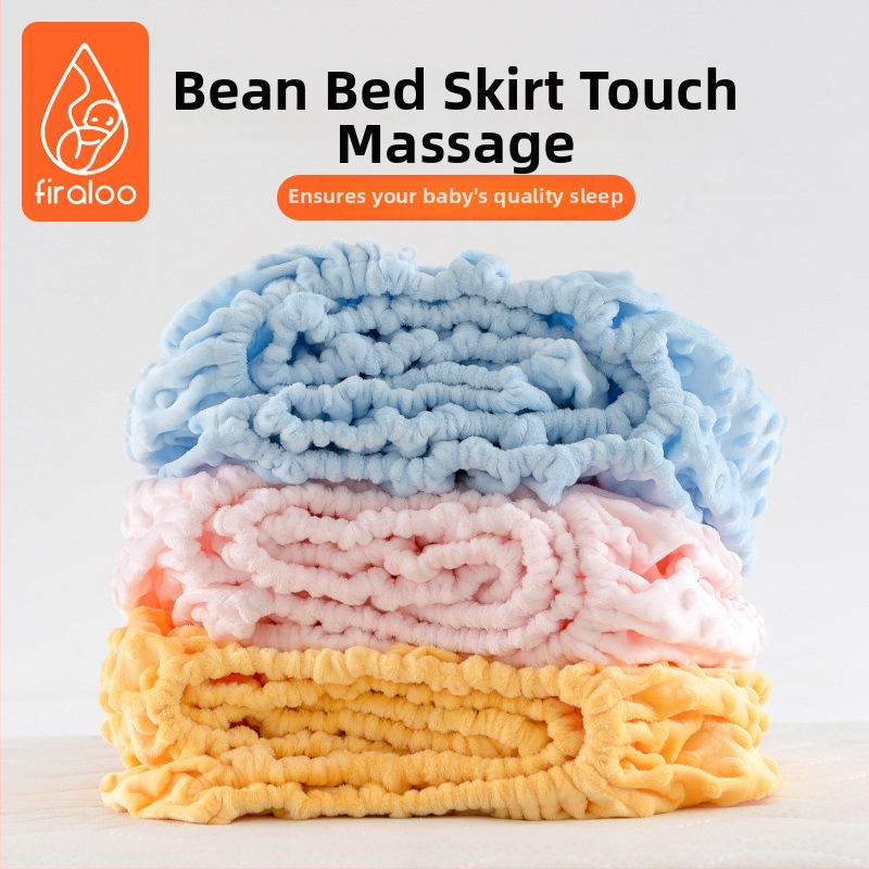 BeBi prilagođeni plahte za krevetić od poliesterskog vlakna s pliš velurom, moderan minimalistički dizajn, prilagođena obrada, težina ispod 300 g