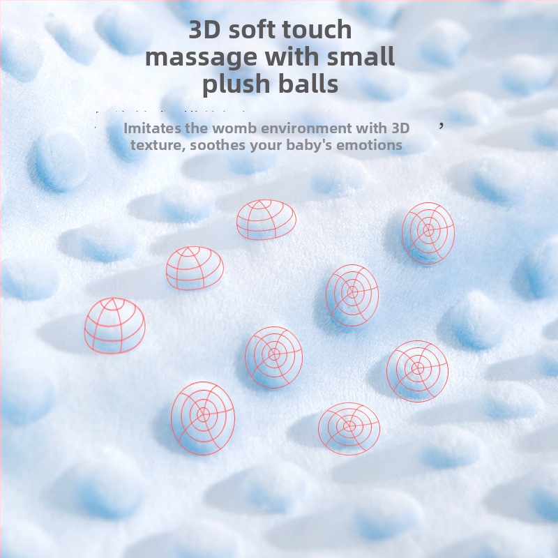 BeBi prilagođeni plahte za krevetić od poliesterskog vlakna s pliš velurom, moderan minimalistički dizajn, prilagođena obrada, težina ispod 300 g