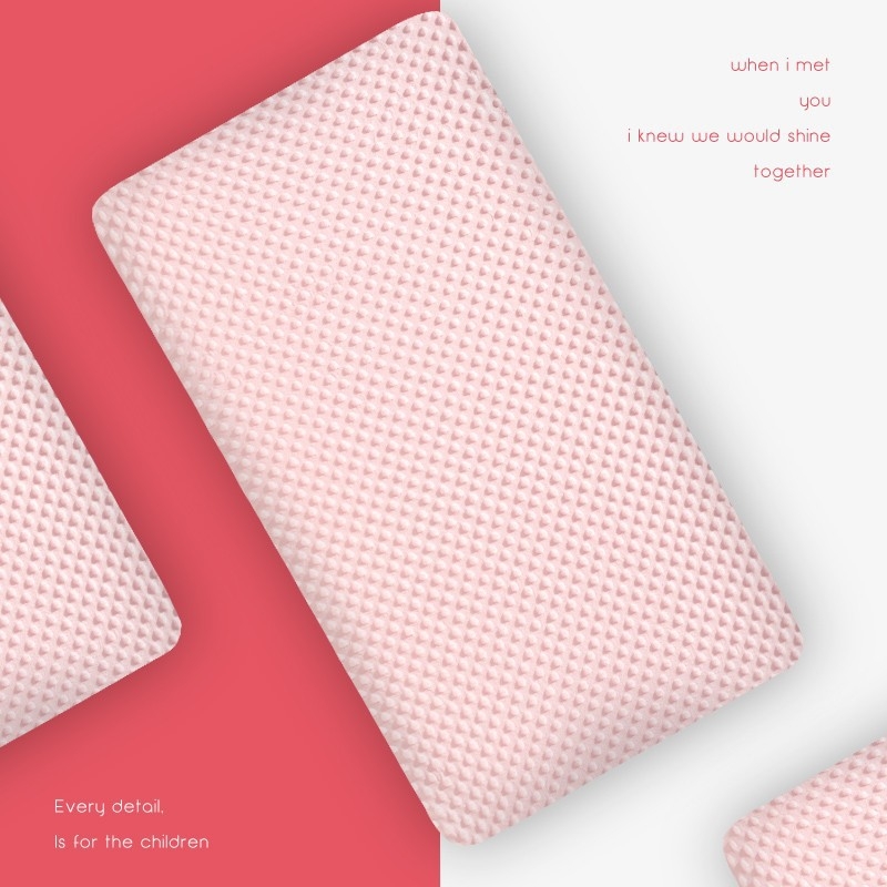 BeBi prilagođeni plahte za krevetić od poliesterskog vlakna s pliš velurom, moderan minimalistički dizajn, prilagođena obrada, težina ispod 300 g