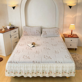 Navlaka za madrac od nyusiju pliša, gravirana tkanina, uzorak biljaka i cvijeća, reakcijsko bojanje