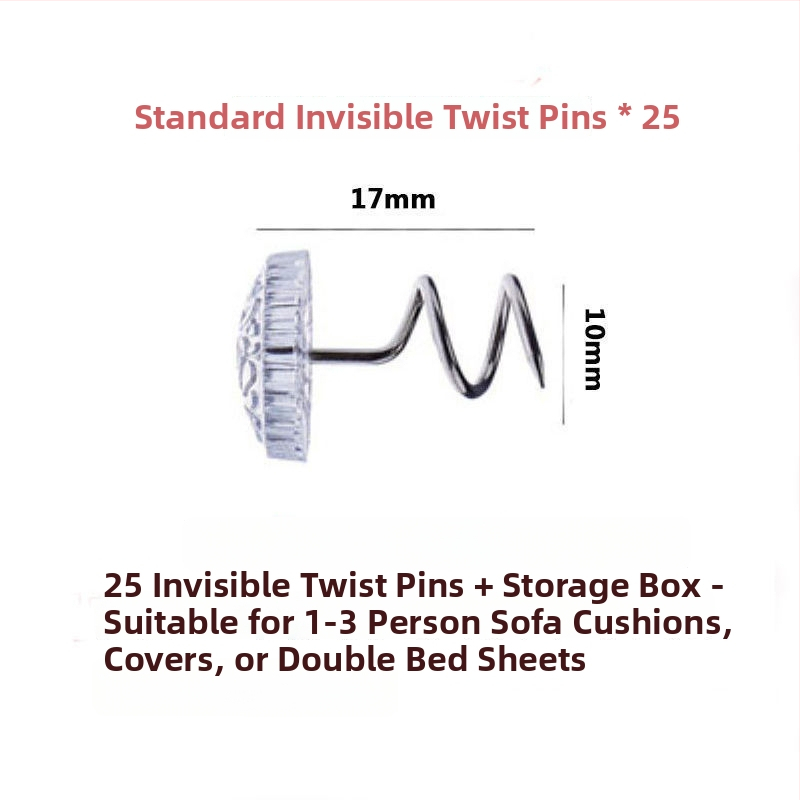 Universālais dīvāna spilvena fiksētājs – anti-slip klips, PP + nerūsējošais tērauds, ikdienas stils, ceļošanas uzglabāšana