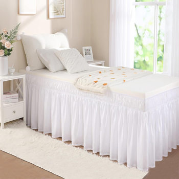 Voodi seelik polüesterkiust, reaktiivne trükkimine ja värvimine, moods lihtne stiil