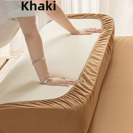 Elastne madratsileht, 100% puuvill, ühtne muster, reaktiivne värvimine, kaasaegne stiil