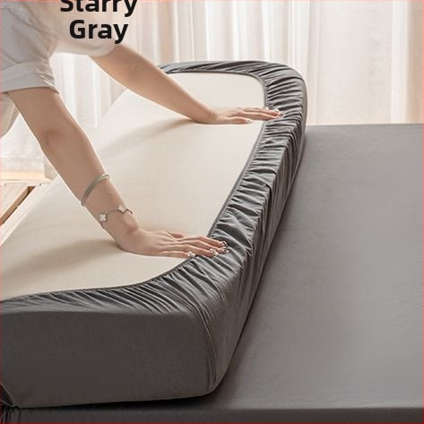 Elastne madratsileht, 100% puuvill, ühtne muster, reaktiivne värvimine, kaasaegne stiil