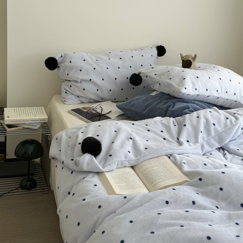 Ins stil četverodijelni set posteljine od poliestera, 3500–4000 g, jednofarban uzorak