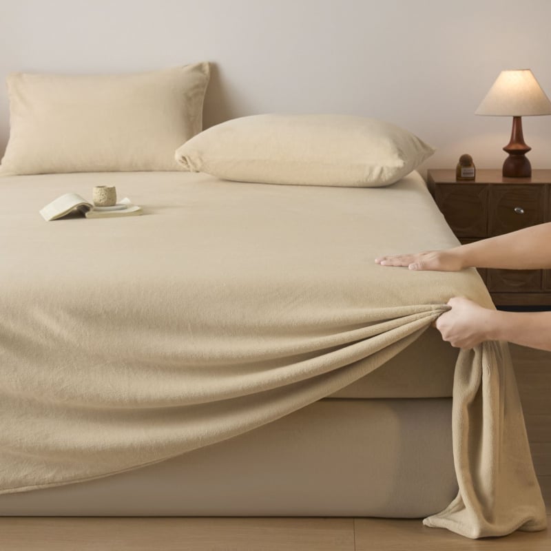 Ühekohaline voodipesu leht piima veluurist, paks ja soe, Twill-kude, karikatuurimuster, reaktiivne trükkimine