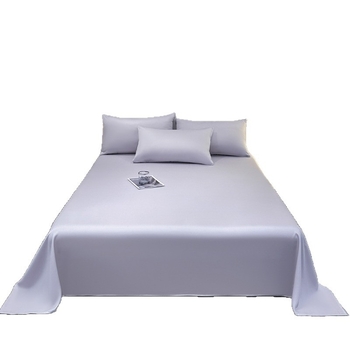 Pikkade kiududega puuvillane satiin voodilinad, ühtne muster, reaktiivne värvimine, sobib kõikideks aastaaegadeks