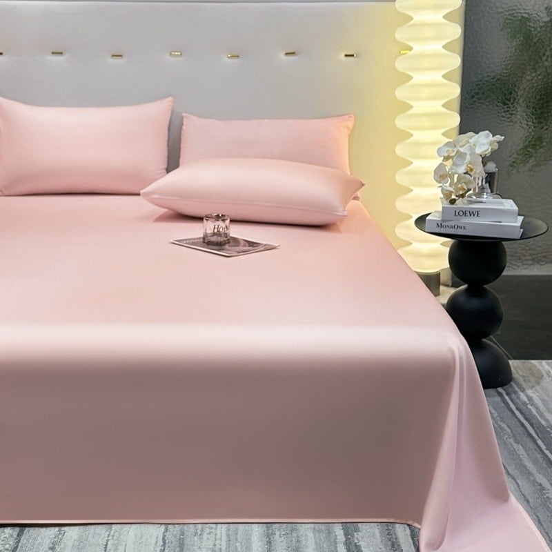 Pikkade kiududega puuvillane satiin voodilinad, ühtne muster, reaktiivne värvimine, sobib kõikideks aastaaegadeks