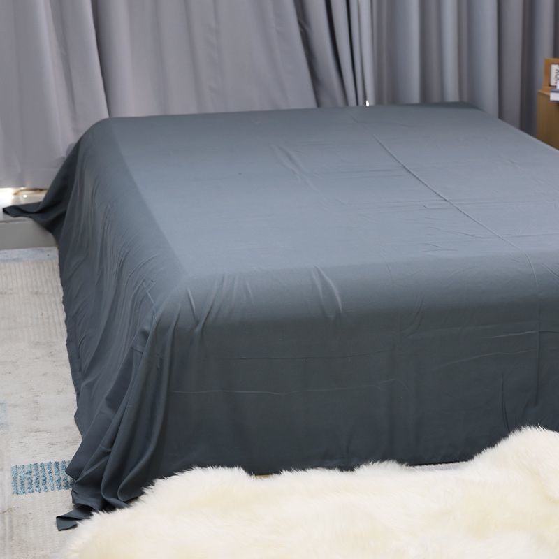 Puuvill-lina voodipesu komplekt, twill ja harjatud kude, lõngadelt värvitud, ühekordne muster