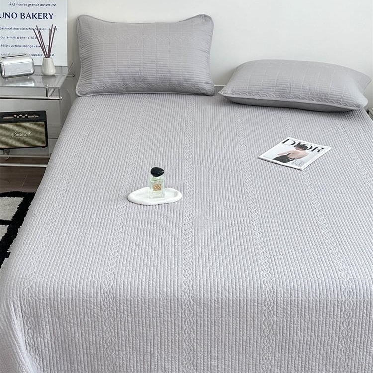 Puuvillane Tatami voodilinade komplekt, kahekülgne quiltitud, nelja aastaaja, kolm osa, twill kangas