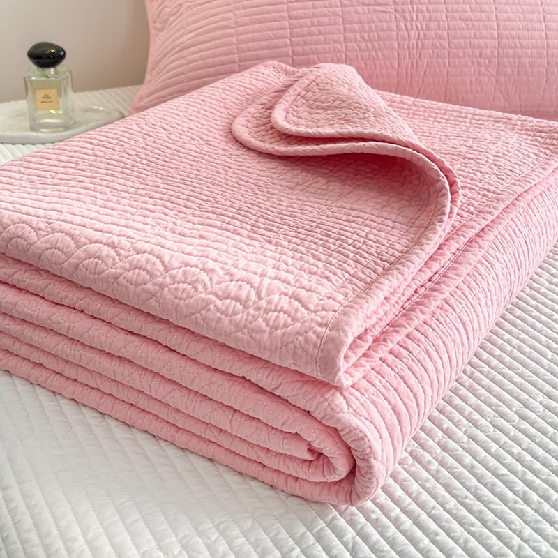 Puuvillane Tatami voodilinade komplekt, kahekülgne quiltitud, nelja aastaaja, kolm osa, twill kangas