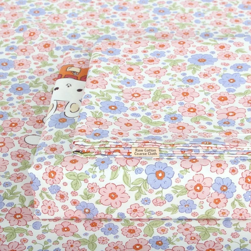 Voodi lina komplekt, triibuline Twill kangas, polüester-puuvill, pastoraalne stiil, reaktiivne värvimine