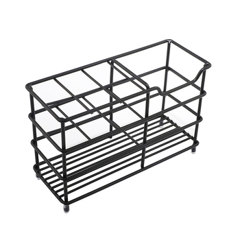 Метален стенен държач за четки за зъби за баня, монтаж без пробиване, съхранение на паста и четки