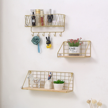 Bainda dzelzs sienas uzglabāšanas plaukts, daudzfunkcionāls, 1 līmenis, āķu uzstādīšana, ietaupa vietu