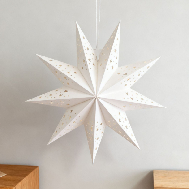 Papīra laterna ar ārpuszemes formas izskatu, Nordic/INS stils, Hefei Yixing Arts & Crafts zīmols, dekorācijai