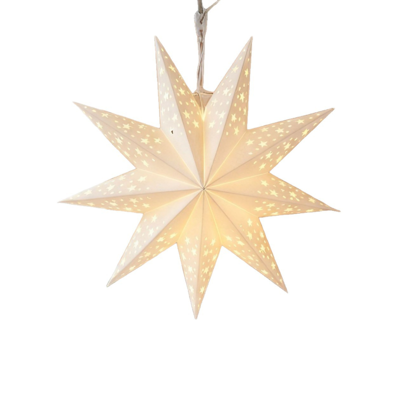 Papīra laterna ar ārpuszemes formas izskatu, Nordic/INS stils, Hefei Yixing Arts & Crafts zīmols, dekorācijai