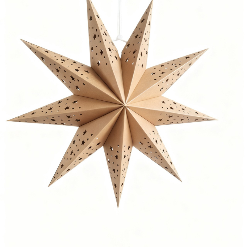 Papīra laterna ar ārpuszemes formas izskatu, Nordic/INS stils, Hefei Yixing Arts & Crafts zīmols, dekorācijai