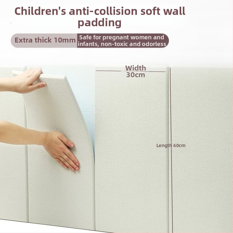 Kolmepõhine XPE vahtpaneel seinale lipjaga kaitsega peaseav migu jaoks, 1 tk