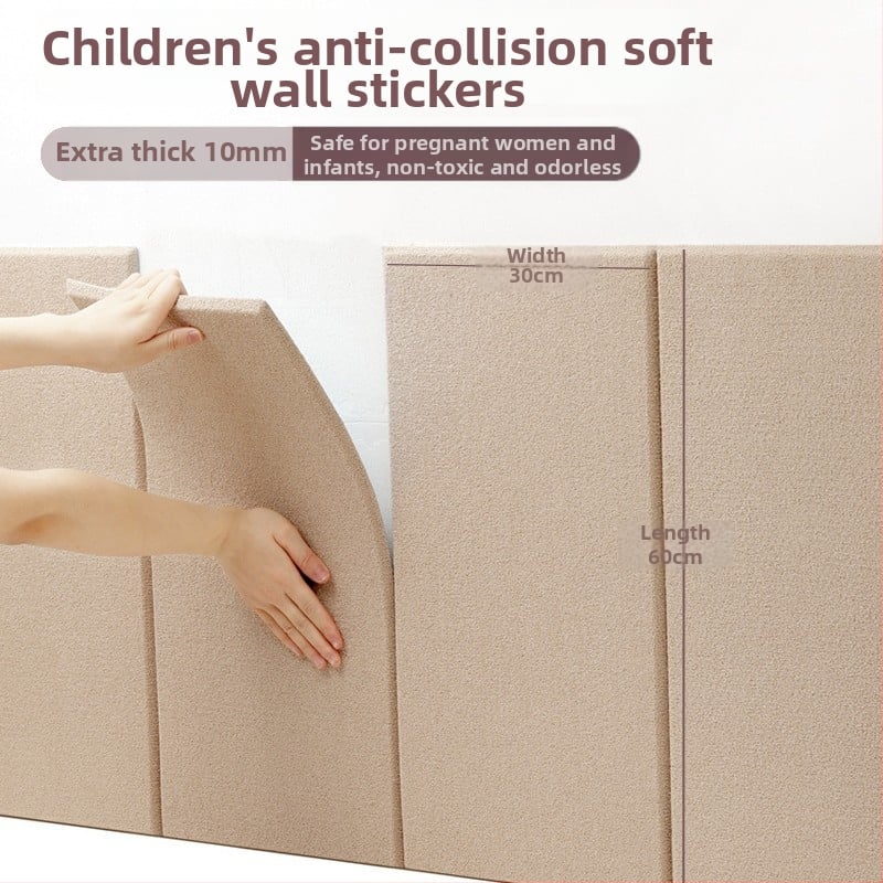 Kolmepõhine XPE vahtpaneel seinale lipjaga kaitsega peaseav migu jaoks, 1 tk