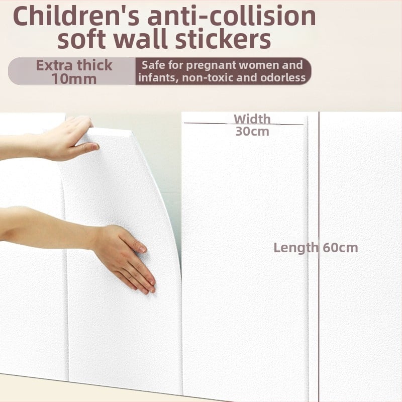 Kolmepõhine XPE vahtpaneel seinale lipjaga kaitsega peaseav migu jaoks, 1 tk