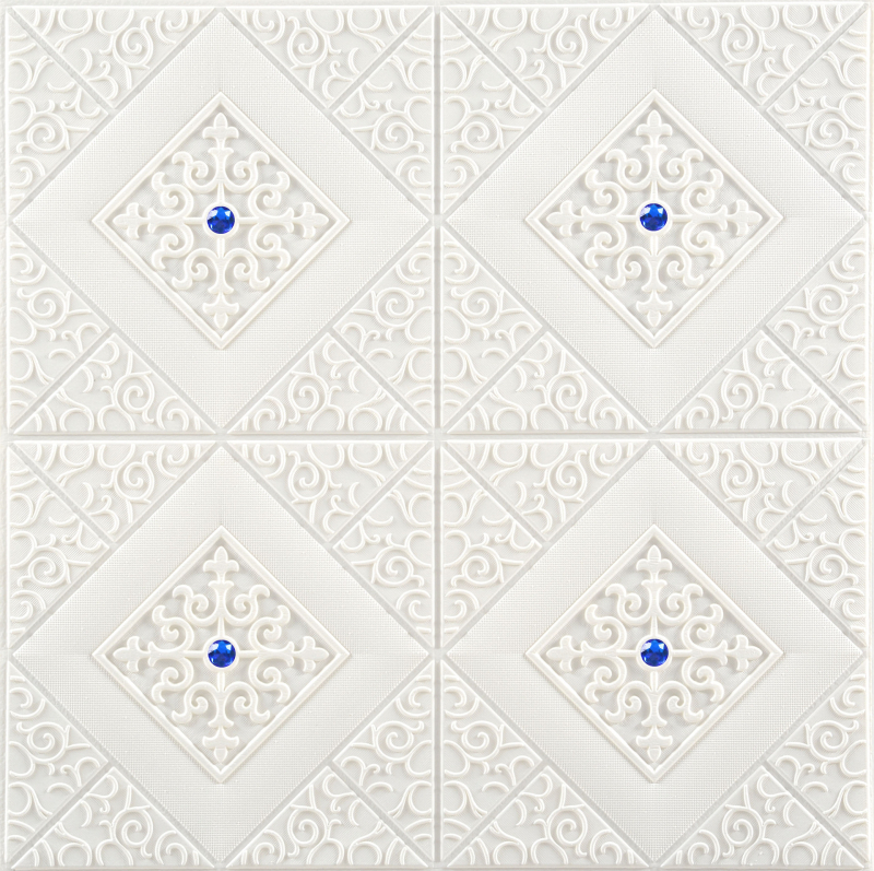 3D kinnitatav seina kleebis ananassvõrgustikuga, XPE vahustatud materjal, veekindel, 1 tk, dekoratiivne seinakatte