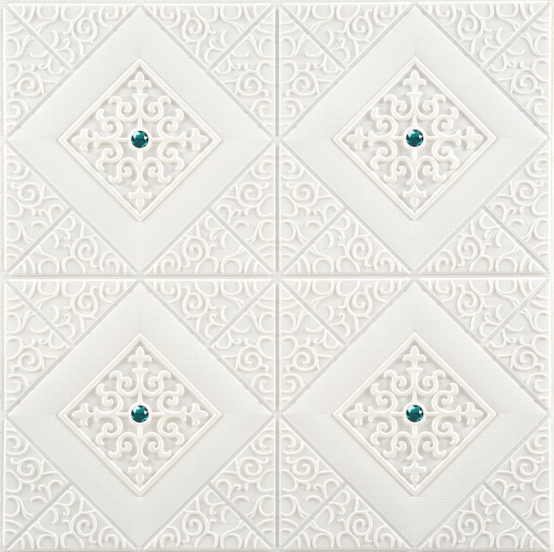 3D kinnitatav seina kleebis ananassvõrgustikuga, XPE vahustatud materjal, veekindel, 1 tk, dekoratiivne seinakatte