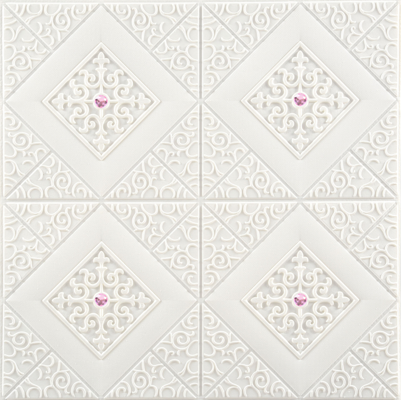 3D kinnitatav seina kleebis ananassvõrgustikuga, XPE vahustatud materjal, veekindel, 1 tk, dekoratiivne seinakatte