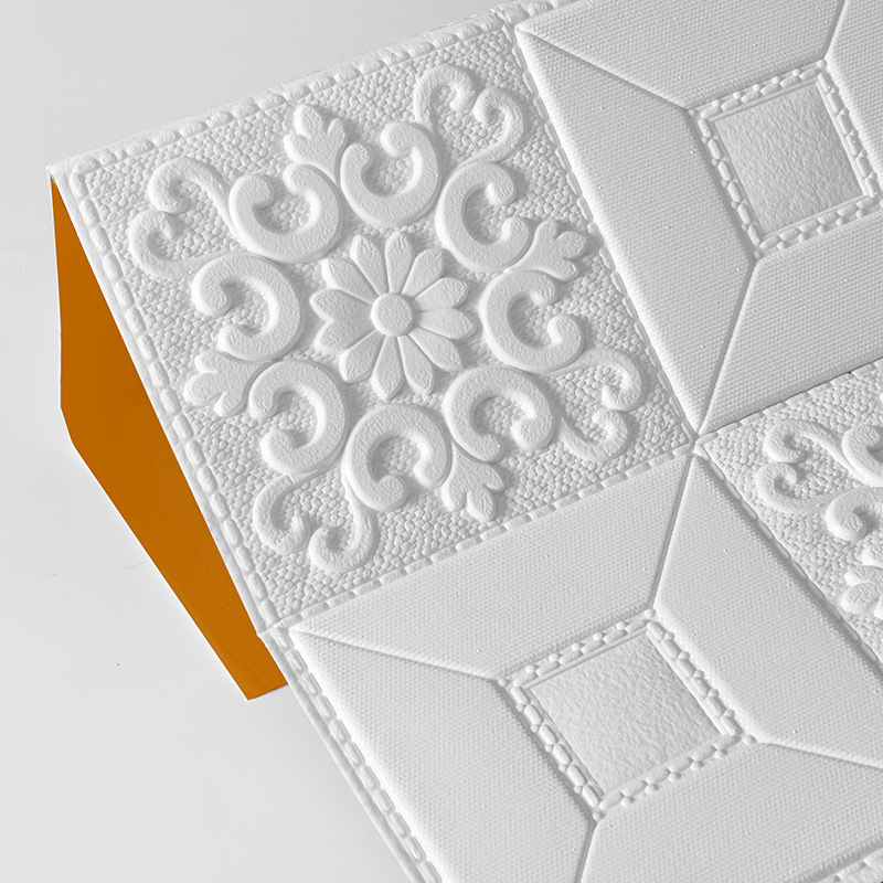 3D kinnitatav seina kleebis ananassvõrgustikuga, XPE vahustatud materjal, veekindel, 1 tk, dekoratiivne seinakatte