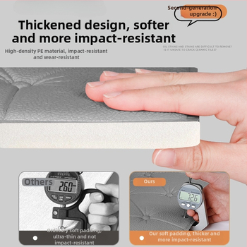 Kokkupõrke vastane seina kleeps XPE vahtmaterjalist, ühetooniline, 1 tükk, magamistuba dekor, lihtne kaasaegne 3D disain