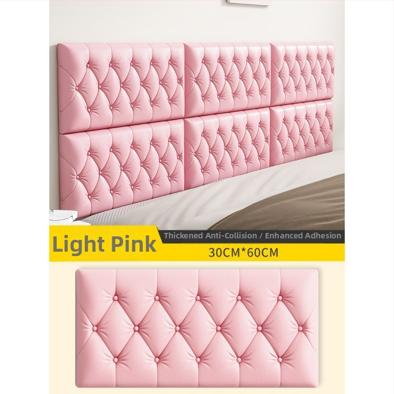 Kokkupõrke vastane seina kleeps XPE vahtmaterjalist, ühetooniline, 1 tükk, magamistuba dekor, lihtne kaasaegne 3D disain