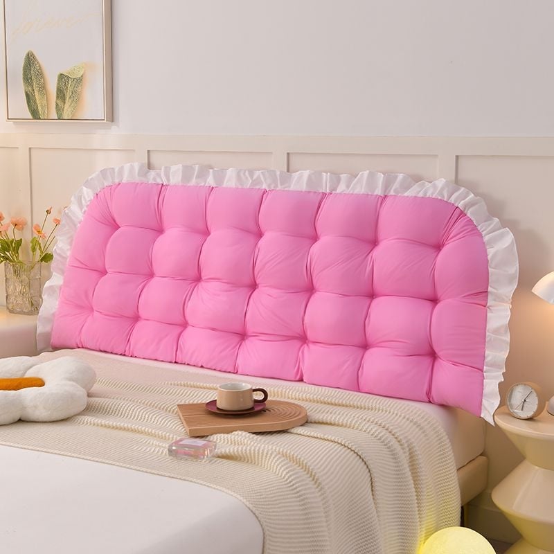 Gultas galvas atbalsta spilvens — mīksts muguras atbalsts spilvens, kokvilna, vienkrāsains raksts, Ins stils, bez pielāgojumiem, guļamistabai