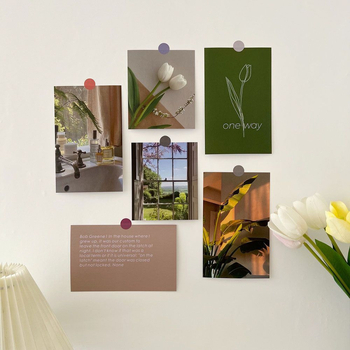 Kolmemõõtmeline seina kleebis – puidumustriga, alumiiniumi foolium, tulekindel, etniline/peegliga stiil, dekoratiivne sein fotofondiks